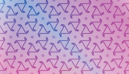 Fototapeta premium Abstract Geometric Background. Vector illustration. Gradient color