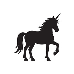 horse silhouette vector