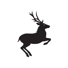 deer silhouette vector
