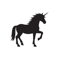 horse silhouette vector