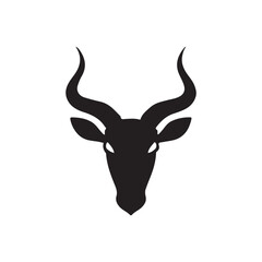 deer head silhouette © Creative Art