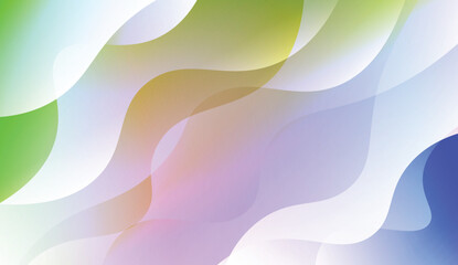 Abstract Waves. Futuristic Technology Style Background. For Creative Templates, Cards, Color Covers Set. Vector Illustration with Color Gradient.