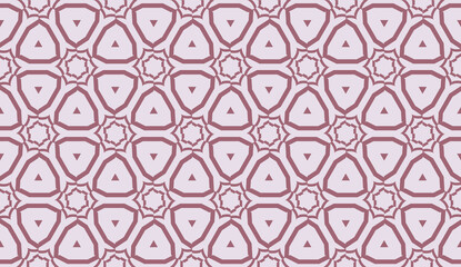 Template background with curved line. Triangles style. Vector illustration. Red, brown color. For flyer, screen, business presentation. Seamless