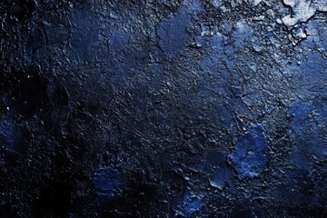 Fototapeta premium Dark blue textured background with rough surface