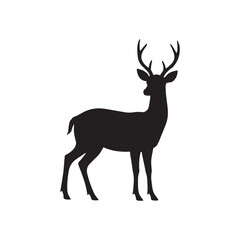 deer silhouette vector