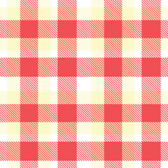 Plaid pattern seamless. Sandy white & Dark egg shell Tartan Fabric Design. 