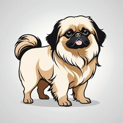  頑固でマイペースな性格のペキニーズ