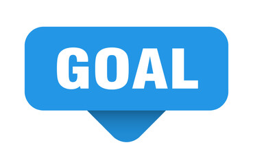 goal sticker. goal sign on transparent background