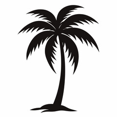 Obraz premium silhouette of palm trees