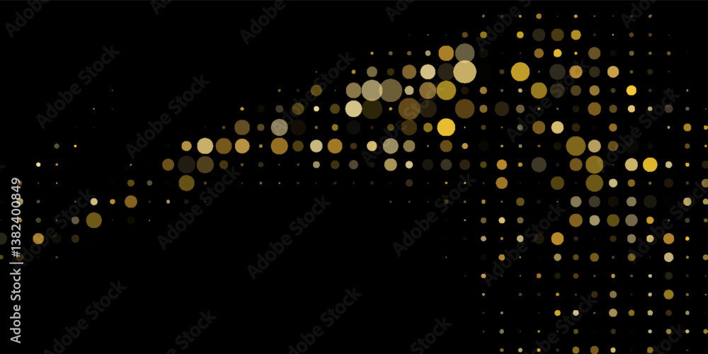 Poster vector modern geometric circle abstract background. dotted texture template. geometric pattern in ha