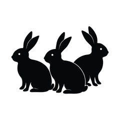 A cute cartoon easter bunny rabbit mammal holds a pink heart illustration