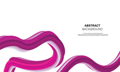Abstract fluid, liquid wave creative purple color mix and match on white background design.