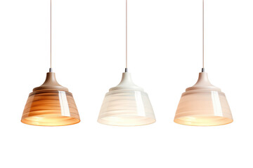 Pendant Lamp Shades on transparent background