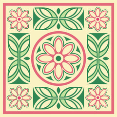 seamless pattern with flowers