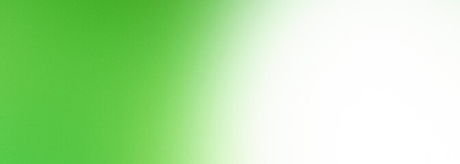gradeint green white aura glowing grainy bright background banner with blank space
