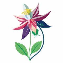 vector illustration of colorful flower