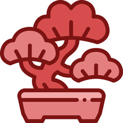 bonsai two tone icon