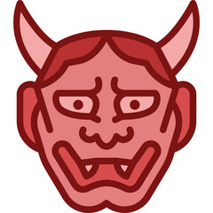 hannya two tone icon