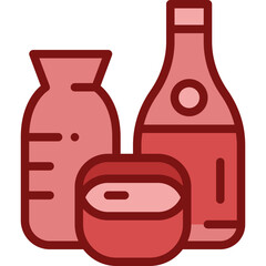 sake two tone icon