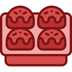 takoyaki two tone icon