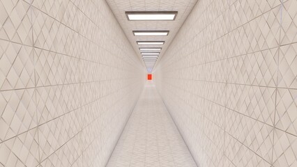 empty scary hallway liminal space © Hirzan