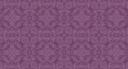 Purple Paisley Reverie AI Generated