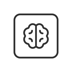 Brain - Human Anatomy and Cognitive Function Icon