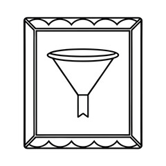 Isolated crystal martini glass with transparent liquid