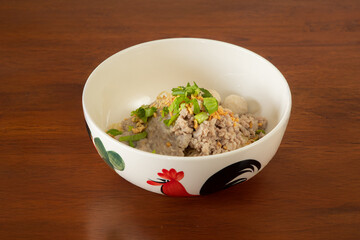 Delicious homemade meat dish kitchen food photography rustic setting close-up culinary art