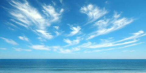 Fototapeta premium Serene Seascape Illustration