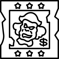 Pirate Criminal Poster Icon