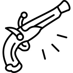 Pirate Pistol Icon