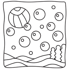 Comfy patterns coloring page, bold and easy coloring book page, patterns, mandala, flowers, floral, animals, vector illustration, line art, black and white, victor art, illustration