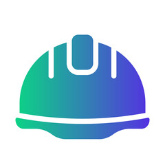 Fototapeta premium helmet Gradient icon