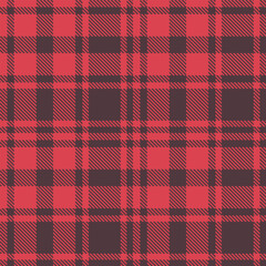 Light faded red and Neon purplish brown Seamless Tartan Fabric Design