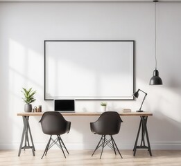Modern Living Room Interior with Stylish Table