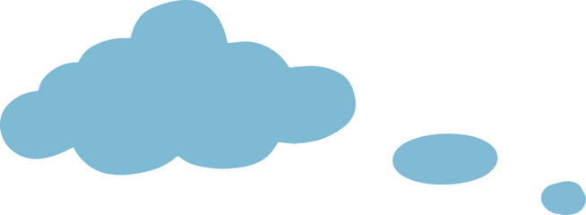 abstract blue background with clouds