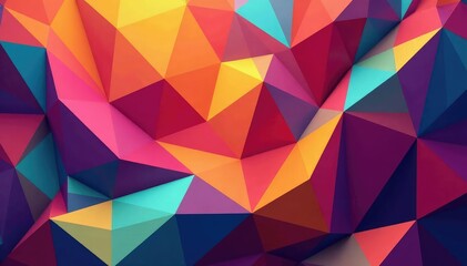 Obraz premium Abstract geometric shapes, colorful and endlessly repeating , stylish, graphic, background