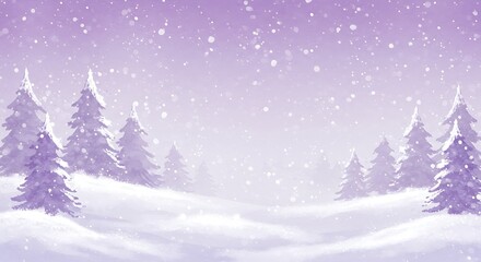 Obraz premium Lavender Winter's Kiss AI Generated
