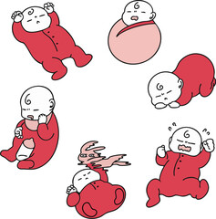 寝てる？赤ちゃんセット