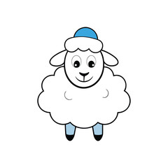 sheep cartoon character
