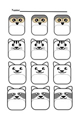 Pictures for kids to color, addition and subtraction