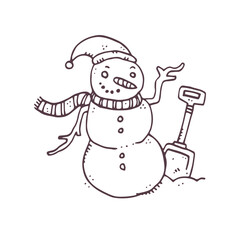 Weihnachten, Symbol. Vektor