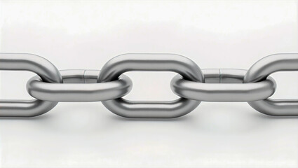 Fototapeta premium A close-up shot of a sturdy metallic chain, symbolizing strength, connection, and unity.