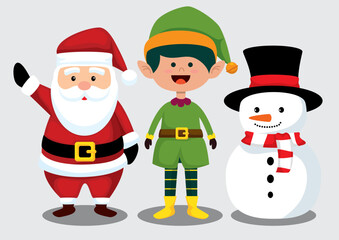 Weihnachten Cartoon, zeichnung, niedlich