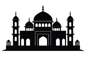 Silhouette of Islamic Architecture, Mosque 