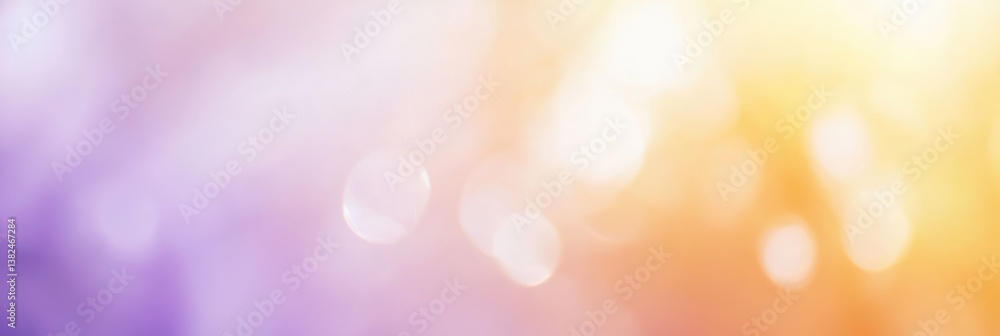 Poster dreamy abstract background with soft pastel colors and bokeh lights