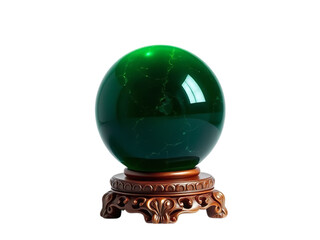 Enchanted Emerald Quartz Globe Sculpture