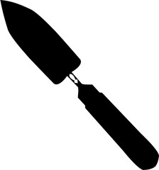 Gardening Trowel Design silhouette vector file svg