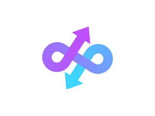 colorful exchange infinity logo